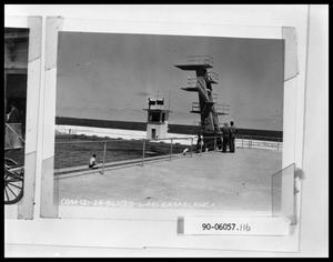 Primary view of object titled 'Swimming Pool and Diving Platform'.