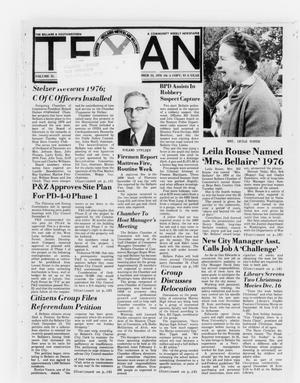 The Bellaire & Southwestern Texan (Bellaire, Tex.), Vol. 25, No. 13, Ed. 1 Wednesday, December 15, 1976