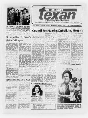 Primary view of object titled 'The Bellaire Texan (Bellaire, Tex.), Vol. 24, No. 49, Ed. 1 Wednesday, April 12, 1978'.