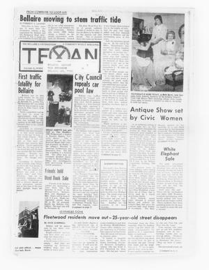 The Bellaire & Southwestern Texan (Bellaire, Tex.), Vol. 21, No. 28, Ed. 1 Wednesday, October 16, 1974
