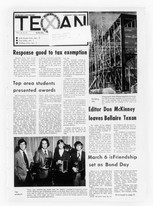 The Bellaire & Southwestern Texan (Bellaire, Tex.), Vol. 19, No. 47, Ed. 1 Wednesday, February 28, 1973