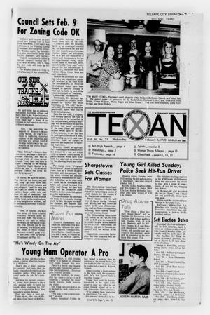 The Bellaire & Southwestern Texan (Bellaire, Tex.), Vol. 16, No. 51, Ed. 1 Wednesday, February 4, 1970