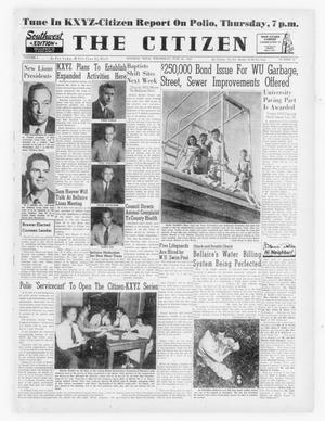 Primary view of object titled 'The Citizen (Houston, Tex.), Vol. 1, No. 51, Ed. 1 Wednesday, June 23, 1948'.