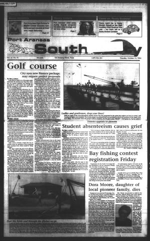 Primary view of object titled 'Port Aransas South Jetty (Port Aransas, Tex.), Vol. 22, No. 42, Ed. 1 Thursday, October 15, 1992'.