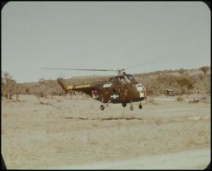 Primary view of object titled '[Photograph of an Army Helicopter]'.