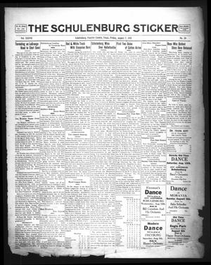 The Schulenburg Sticker (Schulenburg, Tex.), Vol. 37, No. 39, Ed. 1 Friday, August 7, 1931