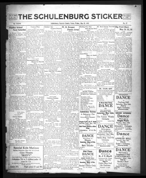 The Schulenburg Sticker (Schulenburg, Tex.), Vol. 37, No. 37, Ed. 1 Friday, May 15, 1931