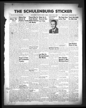 The Schulenburg Sticker (Schulenburg, Tex.), Vol. 57, No. 49, Ed. 1 Friday, July 11, 1952