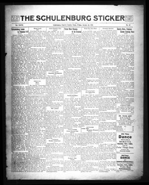 The Schulenburg Sticker (Schulenburg, Tex.), Vol. 37, No. 49, Ed. 1 Friday, October 16, 1931