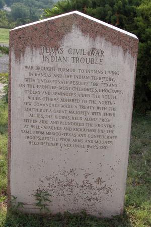 Texas Civil War Indian Trouble Memorial, Irion County