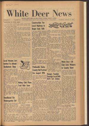 White Deer News (White Deer, Tex.), Vol. 5, No. 29, Ed. 1 Thursday, August 27, 1964