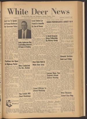 White Deer News (White Deer, Tex.), Vol. 3, No. 20, Ed. 1 Thursday, August 2, 1962