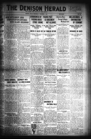 The Denison Herald (Denison, Tex.), No. 113, Ed. 1 Wednesday, December 7, 1921