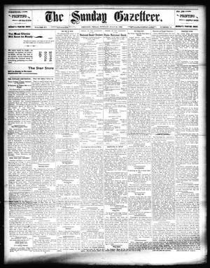 Primary view of object titled 'The Sunday Gazetteer. (Denison, Tex.), Vol. 15, No. 14, Ed. 1 Sunday, July 26, 1896'.