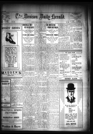 The Denison Daily Herald. (Denison, Tex.), Vol. 19, No. 192, Ed. 1 Saturday, February 22, 1908