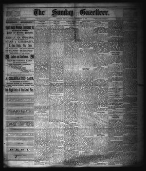 Primary view of object titled 'The Sunday Gazetteer. (Denison, Tex.), Vol. 1, No. 20, Ed. 1 Sunday, September 9, 1883'.
