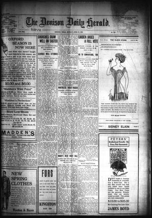 The Denison Daily Herald. (Denison, Tex.), Vol. 19, No. 239, Ed. 1 Monday, April 20, 1908
