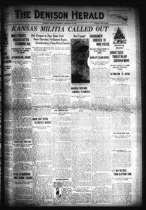 The Denison Herald (Denison, Tex.), No. 119, Ed. 1 Wednesday, December 14, 1921