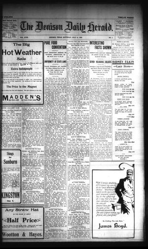 The Denison Daily Herald. (Denison, Tex.), Vol. 18, No. 1, Ed. 1 Saturday, July 14, 1906