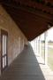 Primary view of Fort Concho, long covered porch of Cavalry Barracks 1