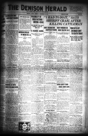 The Denison Herald (Denison, Tex.), No. 106, Ed. 1 Tuesday, November 29, 1921