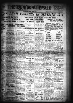 The Denison Herald (Denison, Tex.), No. 62, Ed. 1 Friday, October 7, 1921