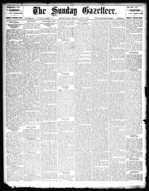 Primary view of object titled 'The Sunday Gazetteer. (Denison, Tex.), Vol. 14, No. 52, Ed. 1 Sunday, April 19, 1896'.