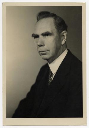Primary view of object titled '[Photograph of Dr. Edwin Lewis]'.