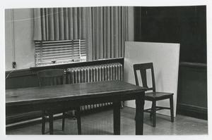 [Photograph of Table in Classroom]
