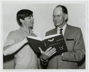 [Photograph of Dr. W. Norton Jones, Jr., with Student]