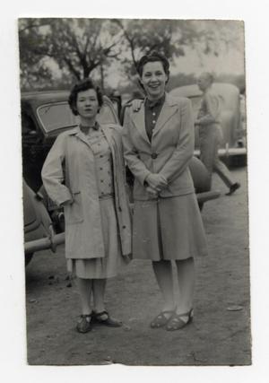 [Photograph of Iris Graham and Unknown Woman]