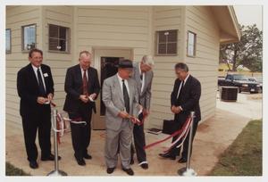 [Photograph of Ceremony Opening Student Apartments]