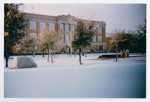 [Photograph of Old Main in Snow]
