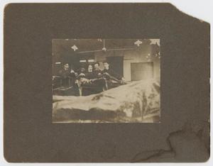 Primary view of object titled '[Photograph of Vanderbilt Medical Students with Cadaver]'.