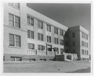 Primary view of object titled '[Photograph of Gold Star Dormitory]'.