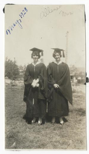 [Photograph of Allene Mitchell Free and Minnie Bell Blain Williams]