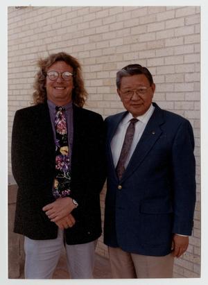 [Photograph of Dr. Thomas Kim and Phil Brewer]