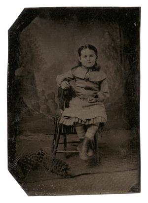 [Tintype Portrait of Lilian May Riess]