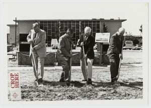 [Photograph of Groundbreaking for Mabee Dining Hall]
