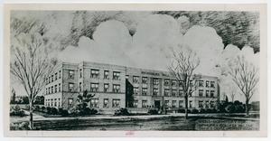 [Photograph of Men's Dormitory for McMurry College Abilene]