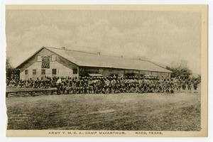[Postcard of Army Y. M. C. A. at Camp MacArthur]