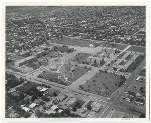 Primary view of object titled '[Aerial Photograph of McMurry Campus]'.
