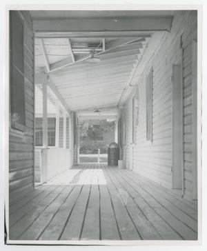 [Photograph of Barrack Porch]