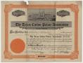 Thumbnail image of item number 1 in: '[Stock Certificate for Texas Cotton Palace Association]'.