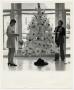 Photograph: [Photograph of Students Decorating Christmas Tree]