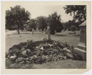 [Photograph of the Bahl Family Plot]