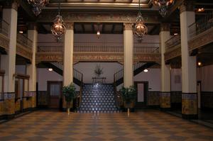 Cactus Hotel, lobby and grand staircase