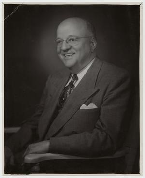 [Portrait of McMurry President Dr. Harold Cooke]