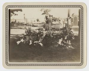[Photograph of the Grave of Hugh Barker]