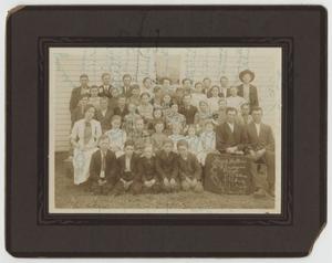 [Photograph of Byrd Hollow School Students and Teachers]